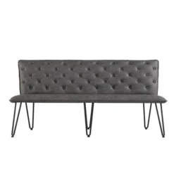 Kettle Sebastian Studded Back 140cm Bench -Harmony Furniture Store 30815342 alt03