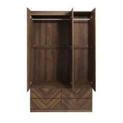 GFW Taranto Triple 4 Drawer Wardrobe 2 GFW Taranto Triple 4 Drawer Wardrobe -Harmony Furniture Store 30816966 alt02
