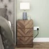 GFW Taranto 3 Drawer Bedside Table
