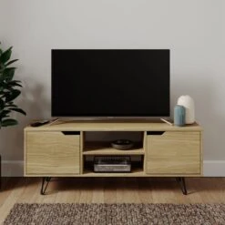 Dunelm Bella TV Unit Oak Effect