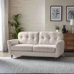 Dunelm Sven Chunky Chenille 3 Seater Sofa -Harmony Furniture Store 30818068 alt02