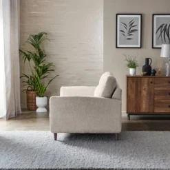 Dunelm Sven Chunky Chenille 3 Seater Sofa -Harmony Furniture Store 30818068 alt04