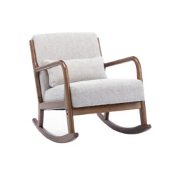 Kyoto Khali Chenille Rocking Chair -Harmony Furniture Store 30818614 alt02