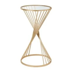 Pacific Lifestyle Pacific Liberty Side Table, Iron & Glass -Harmony Furniture Store 30821672 alt02