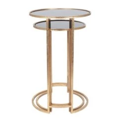 Pacific Lifestyle Pacific Veneziano Set Of 2 Nest Of Tables, Iron & Glass -Harmony Furniture Store 30821749 alt02