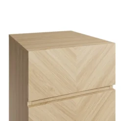 GFW Set Of 2 Taranto 3 Drawer Bedside Tables, Oak Effect 3 GFW Set Of 2 Taranto 3 Drawer Bedside Tables, Oak Effect -Harmony Furniture Store 30825681 alt03